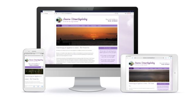 Portfolio - Webdesign - Amarna Uitvaartbegeleiding
