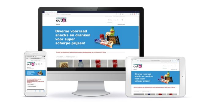 Portfolio - Webdesign - Levensmiddelen Outlet