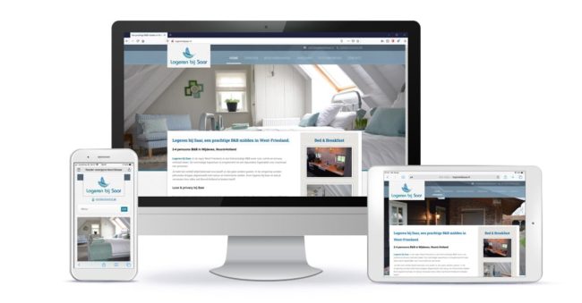 Portfolio - Webdesign - Logeren bij Saar