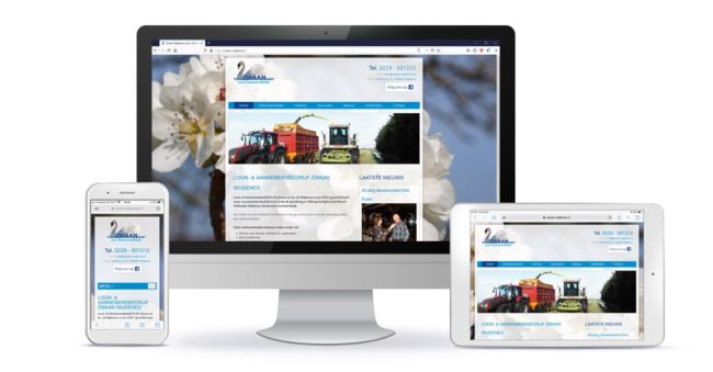 Portfolio - Webdesign - Zwaan Wijdenes