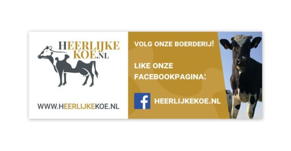 Banner Heerlijke Koe